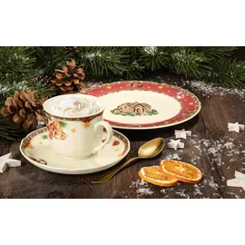 SELTMANN WEIDEN Marieluise Weihnachtsnostalgie Kaffeetasse 0,23 l Beige 6 St.