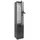 Doktorvolt Campingsäule 132x26x24cm Leergehäuse auf Fundament duroplastisches Polyesterharz Campingverteiler Anthrazit Doktorvolt DV-6111