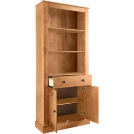 OTTO home Liotta Bücherregal 3 verstellbare Einlegeböden 1 Schubkasten Kiefernholz  beige