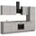 Nobilia Küchenzeile Touch II 300 cm grau