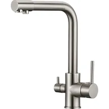 BieTal BT-301 3-Wege Wasserhahn Edelstahl
