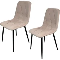 Hti-Living HTI-Living, Stühle, Esszimmerstuhl Mesa Eco Samt Rosa