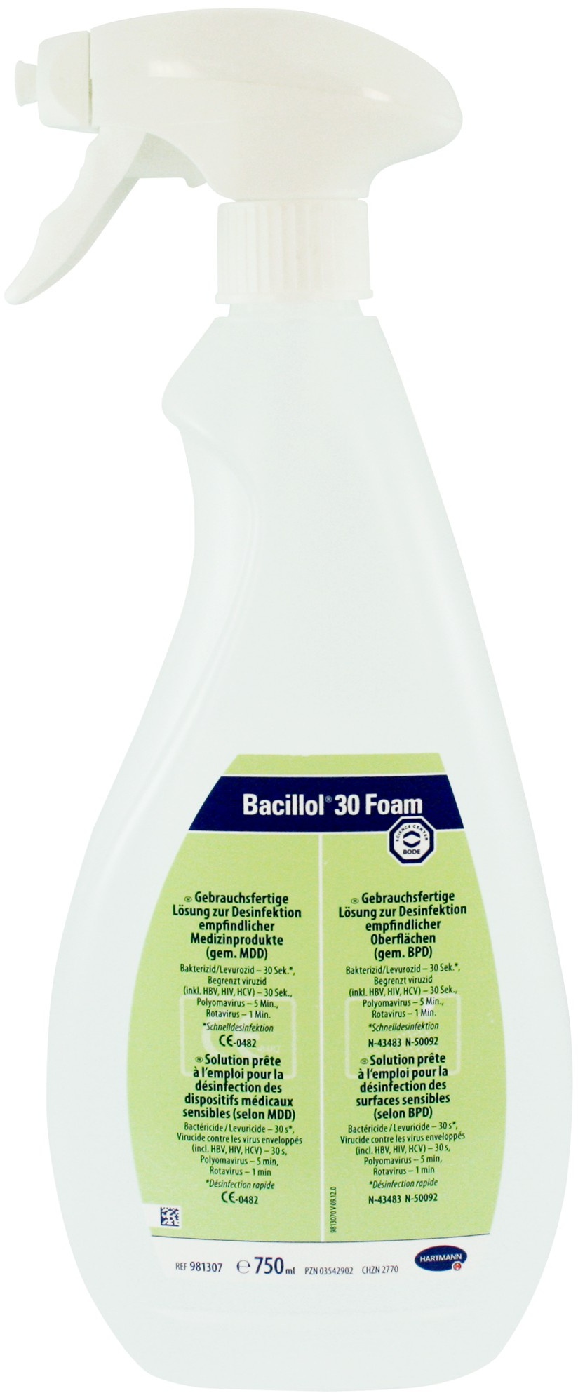 Bode Bacillol® 30 Foam 750 ml Schnelldesinfektionsmittel