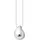 Thomas Sabo Kette mit Anhänger Bold Elegance Tropfenform Silber