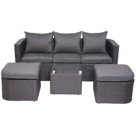 MCW MCW-J37 Garten-Lounge-Set anthrazit/dunkelgrau