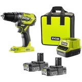 Ryobi Akku-Schlagbohrschrauber inkl. Tasche + 2 Akkus 2.0Ah (5133003734)