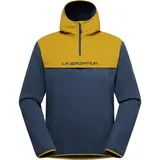 La Sportiva Hoodie Nacht Blau/Savana S