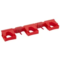 Vikan Hygienisches Hi-Flex-Wandhalterungssystem 10114 , Farbe: Rot