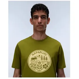Napapijri Cabin Kurzarm-t-shirt - Avocado - XL
