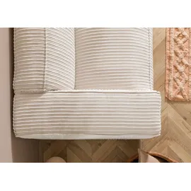 MASSIVMOEBEL24.DE Sofa 3-Sitzer 286x103x69 Cord elfenbein VALENCIA