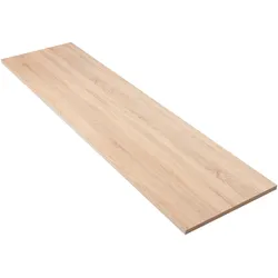 Arbeitsplatte KOCHSTATION "KS-Universal", braun (eichefarben), B:120cm H:2,8cm T:60cm, Spanplatte, Tischplatten, Stärke 28 mm, verschiedene Breiten und Farben