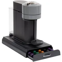 NESTRY4PC-BLK Kaffeekapsel-Schublade Kompatibel mit Nespresso-Kapseln Kunstst...