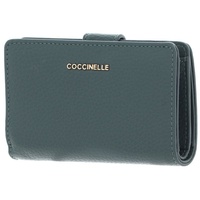 Coccinelle Metallic Soft Mini Wallet E2MW511E701 kale green