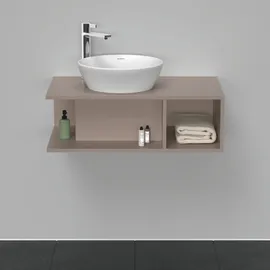 Duravit Waschtisch-Unterschrank 80 x 26 cm Schwarz Matt