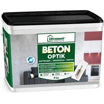 Ultrament Beton Optik Pulverspachtel 8 kg betongrau