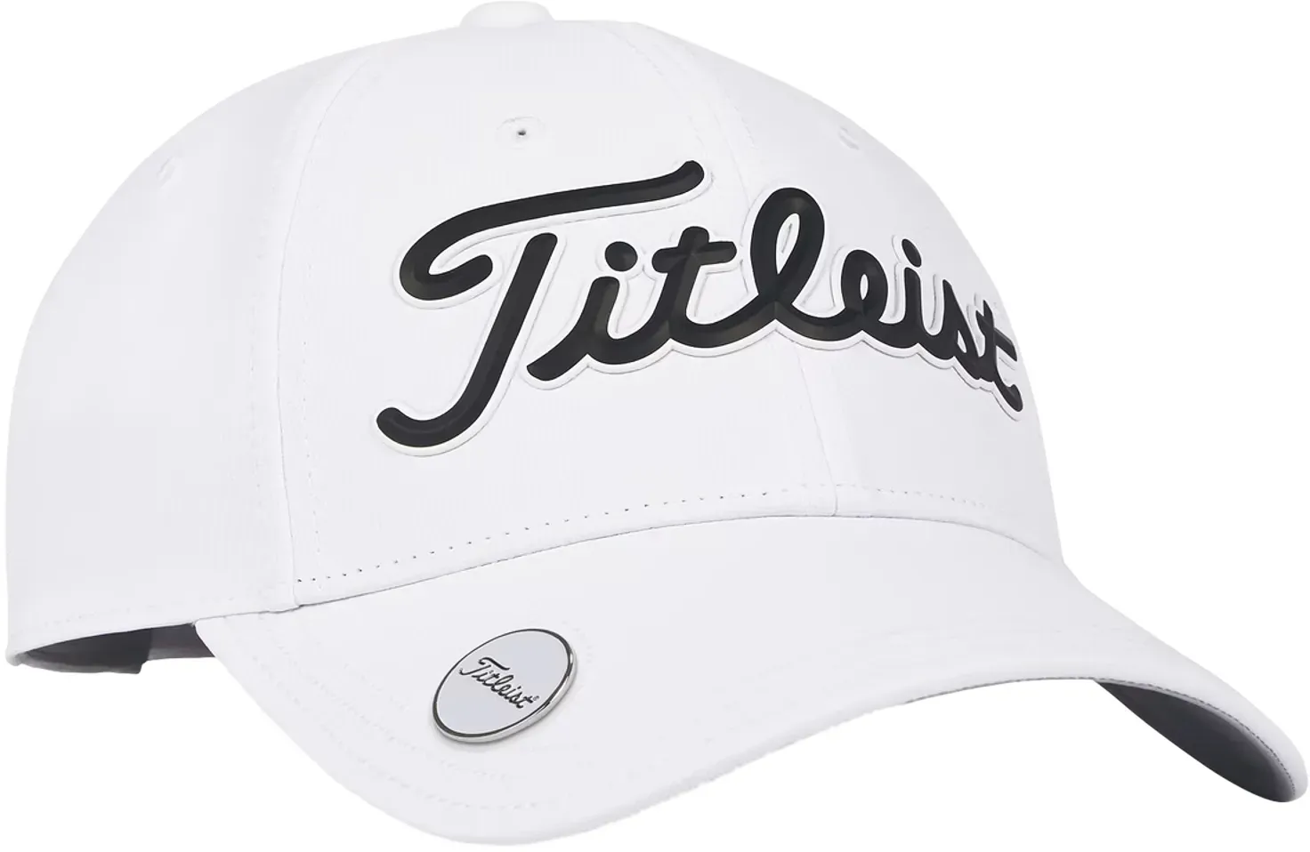 Titleist Cap Players Ball Marker, weiss/schwarz