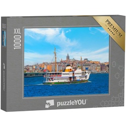 puzzleYOU Puzzle Puzzle 1000 Teile XXL „Alte Fähre im Bosporus, Istanbul, Türkei“, 1000 Puzzleteile, puzzleYOU-Kollektionen Türkei