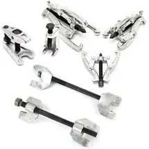 XPOtool XPOtool, Fahrzeug Werkzeug, Federspanner Set 7-tlg. 370mm Klauenabzieher Montagespanner Ausdrücker