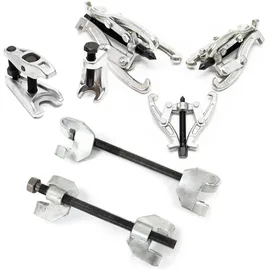 XPOtool XPOtool, Fahrzeug Werkzeug, Federspanner Set 7-tlg. 370mm Klauenabzieher Montagespanner Ausdrücker