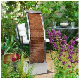 Köhko Köhko® Wasserwand Segel-Form aus Cortenstahl Höhe 110 cm mit LED-Beleuchtung Terrassenbrunnen Zimmerbrunnen Venezuela 32004 Variation-2