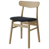 Hammel Furniture Esszimmerstuhl Mosbøl, Stuhl, Massivholz mit gepolstertem Sitz – robust & komfortabel, Dänische Handwerkskunst, modern & langlebig - Dining by Hammel grau