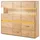 MASSIVMOEBEL24.DE Highboard 163 x 43,5 x 152 cm Beige