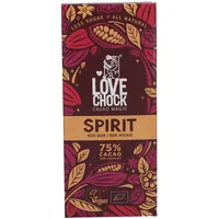 Lovechock Tafel Spirit Zartbitter-Schokolade mit Inulin bio