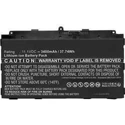 CoreParts Battery 50Wh for Fujitsu Notebook Laptop - Batterie - 3.490 mAh