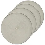 neuetischkultur Platzmatte, 4 Stück Rund