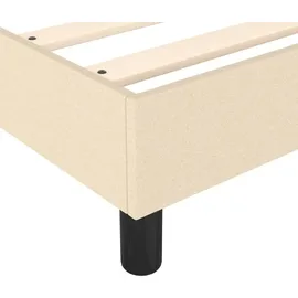 vidaXL Boxspringbett 90 x 200 cm Creme