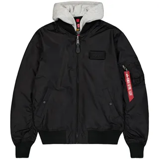 Alpha Industries MA-1 TT Hood black L