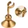 Dreld Vintage Messing Handbrause Arm Halterung, Duschhalterung Mit Schrauben, Vintage Duschkopf Halter (Gold, Stanzloch-Montage)