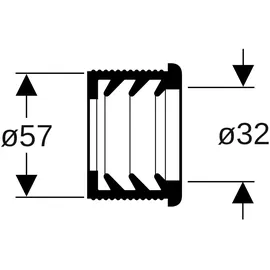 Geberit Manschette 152691001 Siphonanschluss