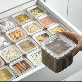 COFI Vorratsdosen Set eckig transparent 25-teilig