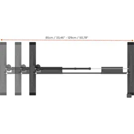 Celexon Schreibtischgestell eAdjust-71121  schwarz  elektrisch höhenverstellbar