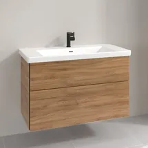 Villeroy & Boch Embrace Schrank mit Waschtisch, 2 Auszüge, 4A89A5RW+B64900RH,