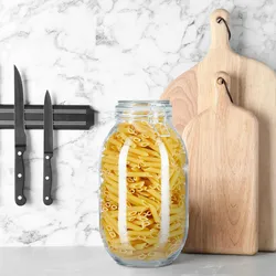 Relaxdays Einmachglas, 3 Liter, mit Deckel & Bügelverschluss, Einkochen & Aufbewahren, Bowle, Vorratsglas, transparent
