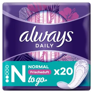 Always Slipeinlagen Daily to go Normal, 20 St.