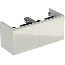 Geberit Acanto Waschtischunterschrank 500613JL2 119x53,5x47,6cm, Glas Sand - Sand matt