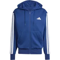 adidas Essentials 3-Streifen Sweatjacke Herren DKBLUE/WHITE M
