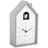 Karlsson Modern Cuckoo 12,0 cm 12 x 20 x 6 grau