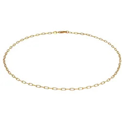 Elli Choker Gliederkette Oval Trend 925 Silber Gold Damen 