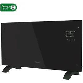 Hombli Glass Convection Heater 2000 W Heizkörper, Schwarz