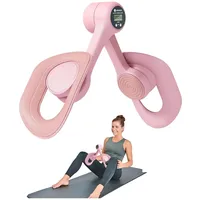 Thigh Master,Oberschenkeltrainer Beckenbodentrainer für Frau und Männer,Beckenboden-Hüfttrainer,Innere Oberschenkelübungsgeräte mit Zähler,Beckenbodenmuskeltrainer GesäßTrainer für Zuhause