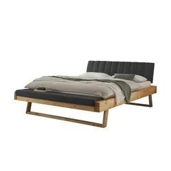 Bettgestell Massiv  ¦ holzfarben ¦ Maße (cm): B: 198 H: 98