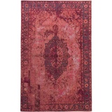benuta Flachgewebe Teppich Tosca Rot 75x165 cm - Vintage Teppich im Used-Look