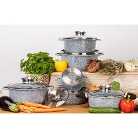 Edenberg Topf-Set 14-tlg. 1,3L + 2,3L + 3,3L + 4,5L + 5,6L + 6,8L