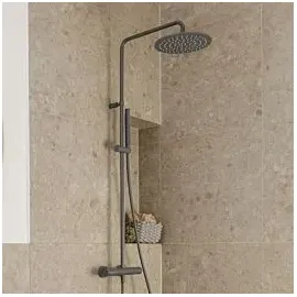 Herzbach Living Spa Duschsystem, Thermostat, 23.988250.1.06,