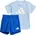 Kinder Sportanzug Essentials Kids Set Größe 92 in Blau GLOBLU/WHITE