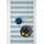 APELT Tischläufer APELT "3967 Outdoor, Sommerdeko, Sommer", bunt (hellblau, sand), B:46cm L:140cm, Polyester, Tischdecken, Jacquardgewebe